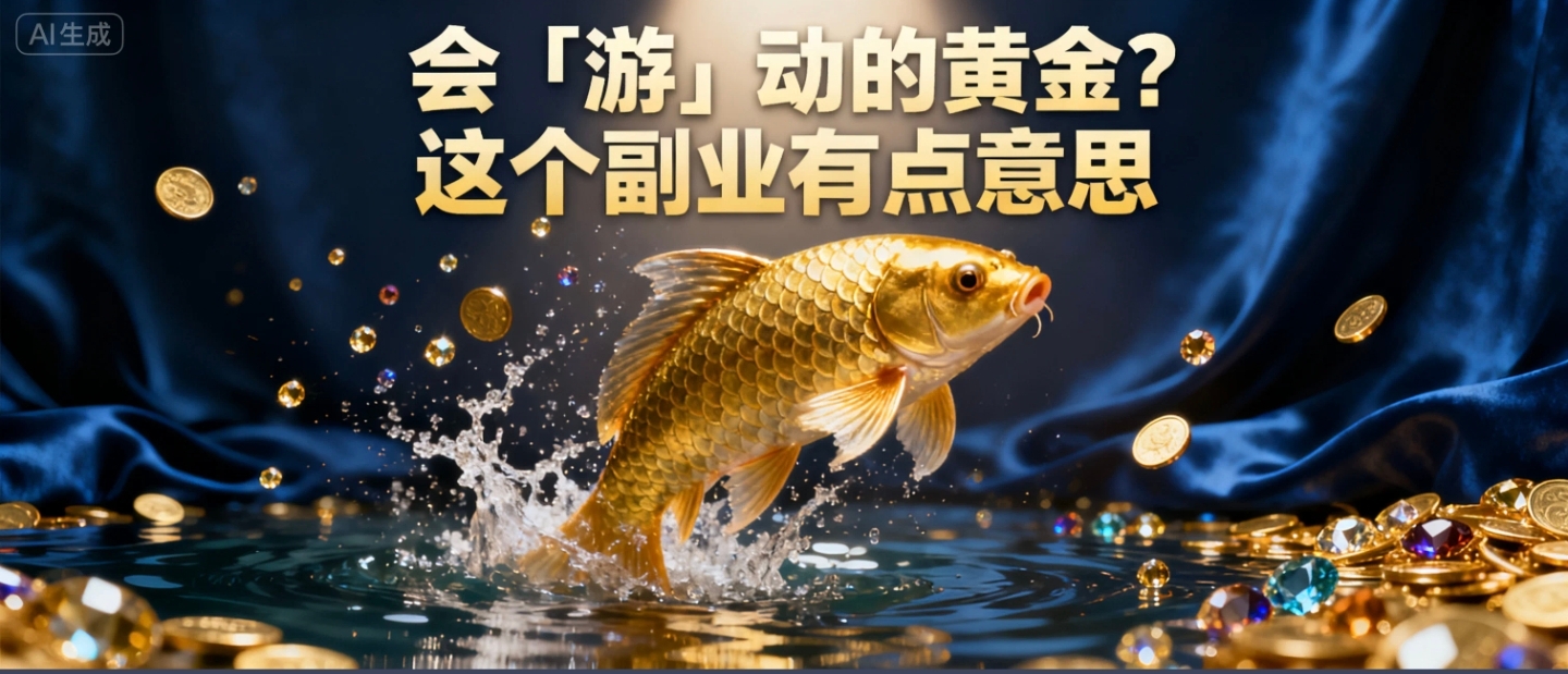 单号月销1.5W+!AI“凭空造鱼”带货新玩法,小白3分钟出一个爆款视频网创吧-网创项目资源站-副业项目-创业项目-搞钱项目网创吧